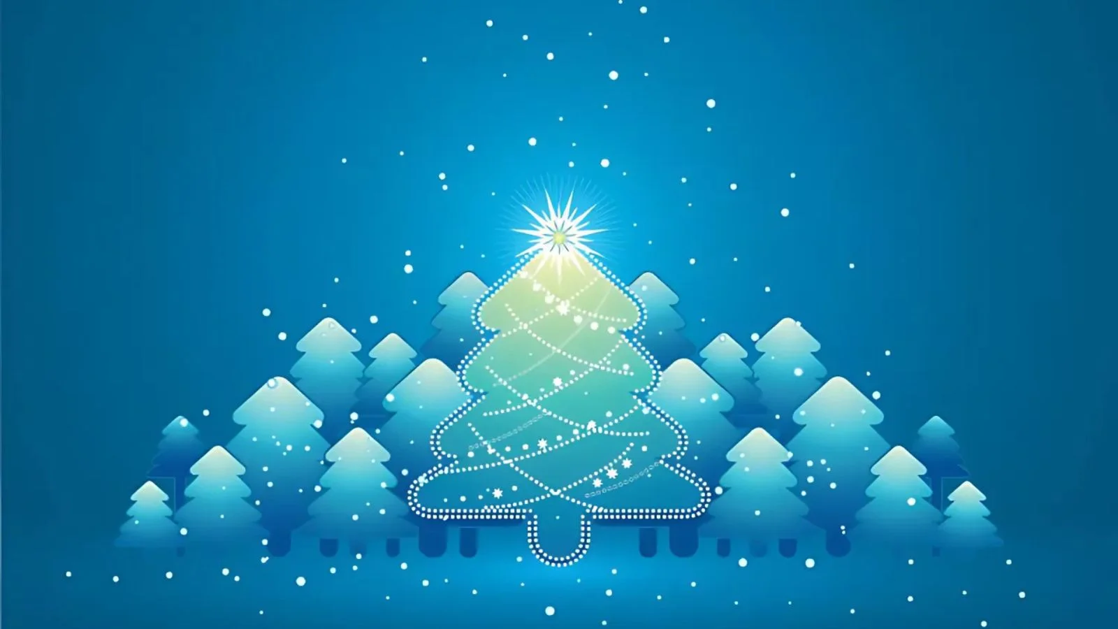 Hình nền giáng sinh cây thông noel cho máy tính (3)