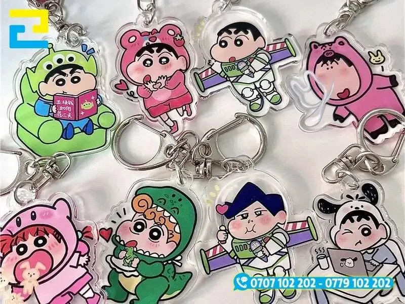 Báo giá làm móc khóa cute in hình dễ thương