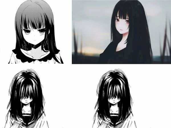 101 hình ảnh anime trắng đen đẹp nhất, tải miễn phí