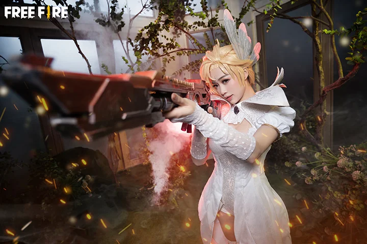 Free Fire tung cosplay Nữ Thần Quý Phái cực sexy - Hình ảnh 07