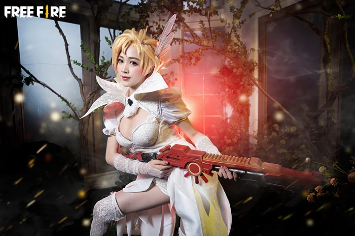 Free Fire tung cosplay Nữ Thần Quý Phái cực sexy - Hình ảnh 08