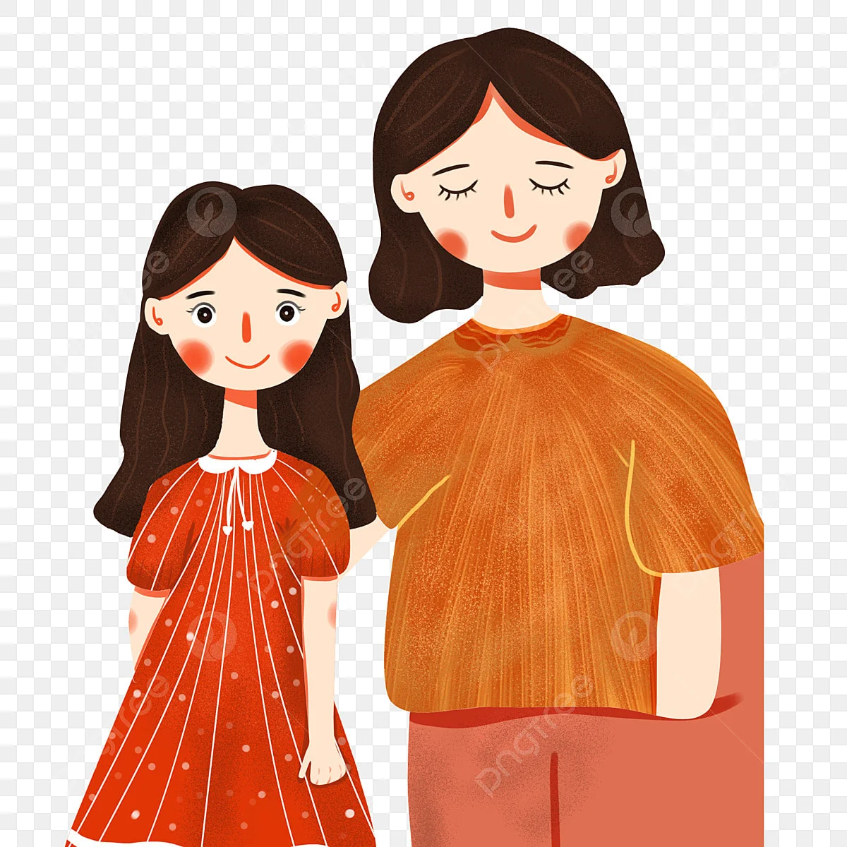 Hình ảnh Cả Hai Chị Em Bé Trong Lành Phẳng Hóa Thiết Kế Nhân Vật Nhưng Yếu Tố Thương Mại PNG , Nhân Vật, Trẻ Em, Hoạt Hình PNG miễn phí tải