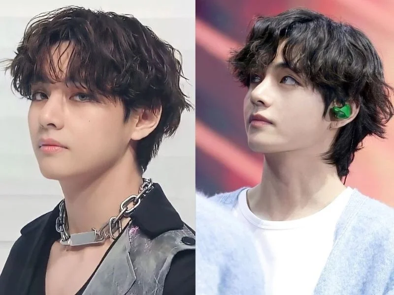 những kiểu tóc mullet layer uốn chữ S