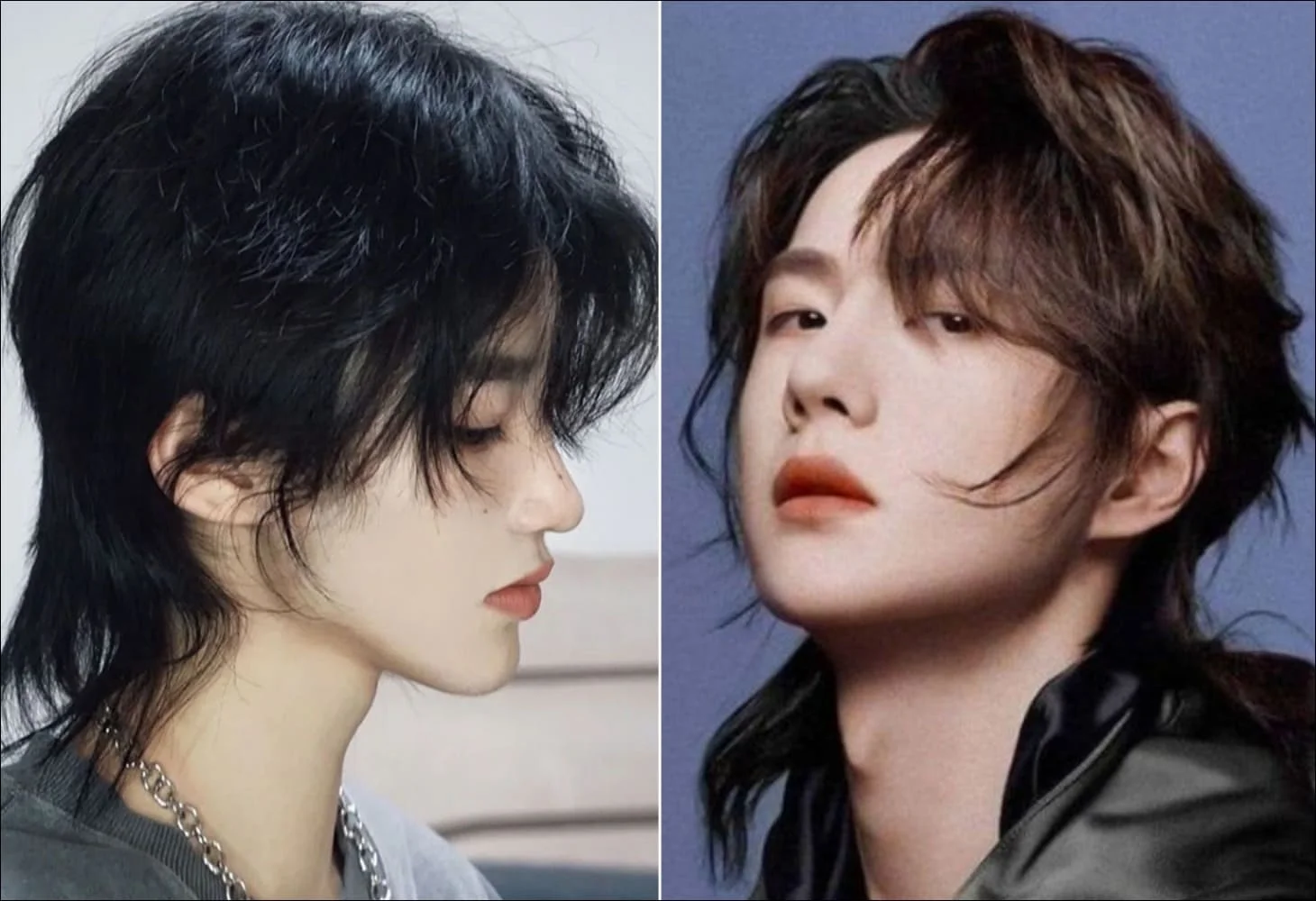 Tóc mullet nam dài lãng tử, nghệ sĩ
