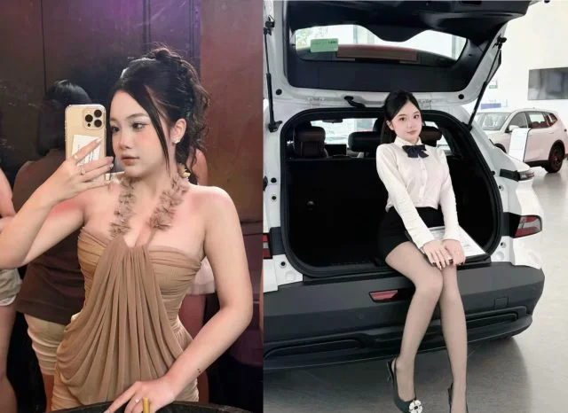 Sex gái xinh sale ô tô vinfast