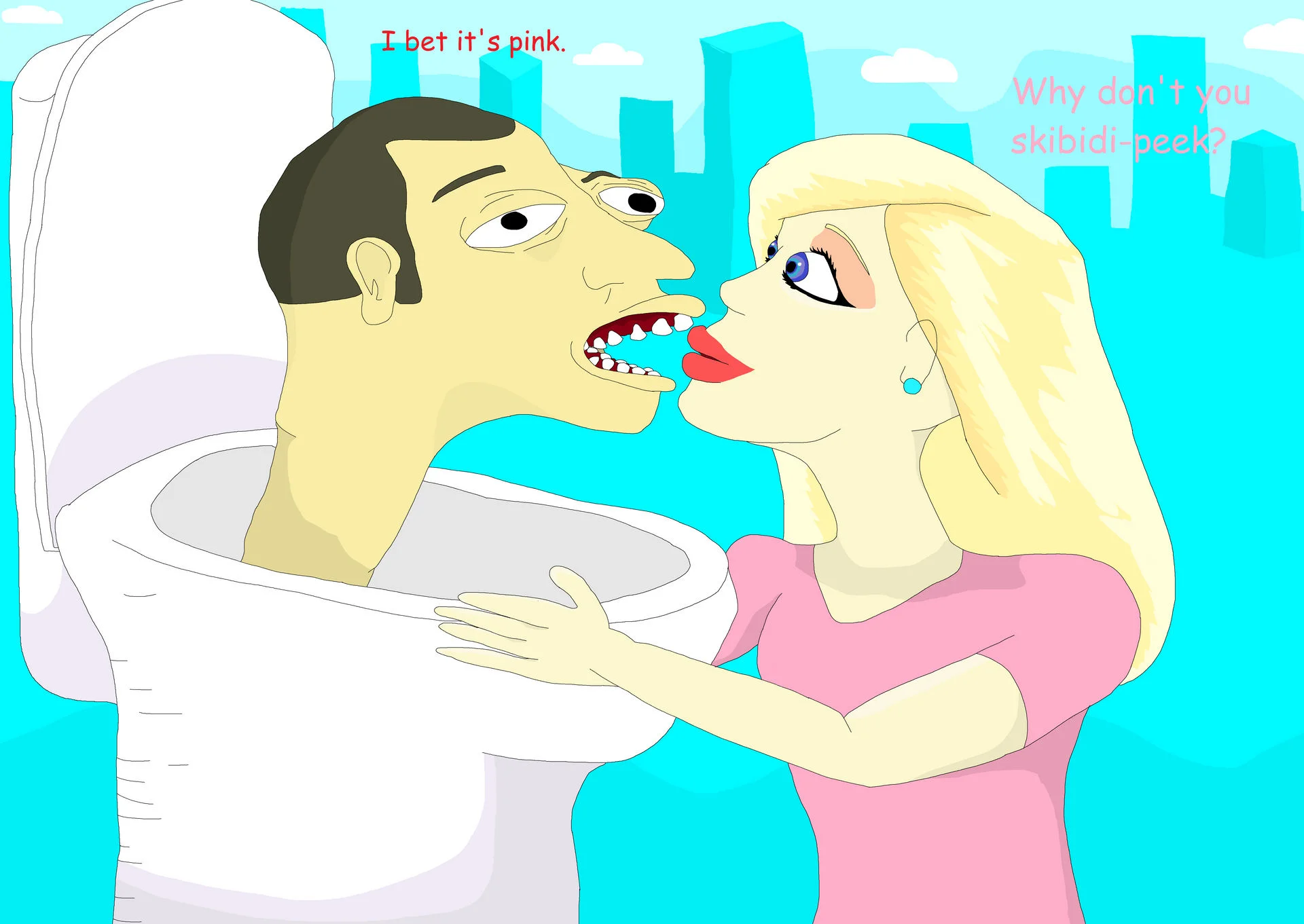 Skibidi toilet X Barbie by Sikojensika on DeviantArt