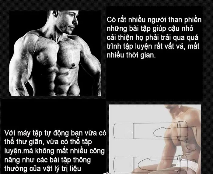Sử dụng máy tập to dương vật giúp cậu nhỏ to dài hơn