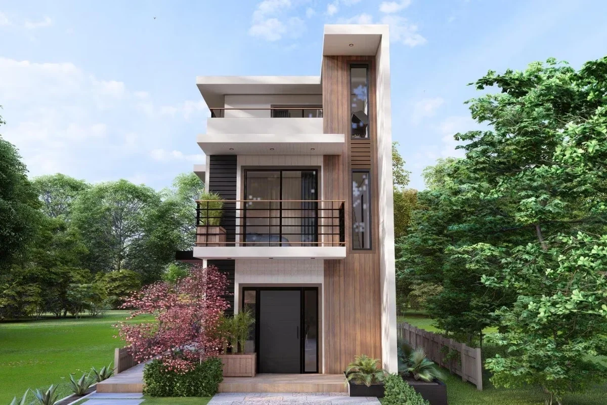 Nhà ống 2 tầng 5 x 16
