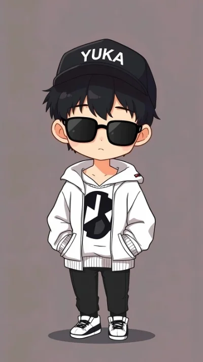 Ảnh anime chibi nam dễ thương làm hình nền