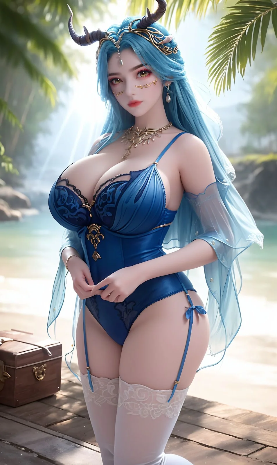 Ảnh 3D HenTai Long Nữ 龙女 Thế Giới Hoàn Mỹ Vú Bự 72 Ảnh - AI - Ảnh 7/72