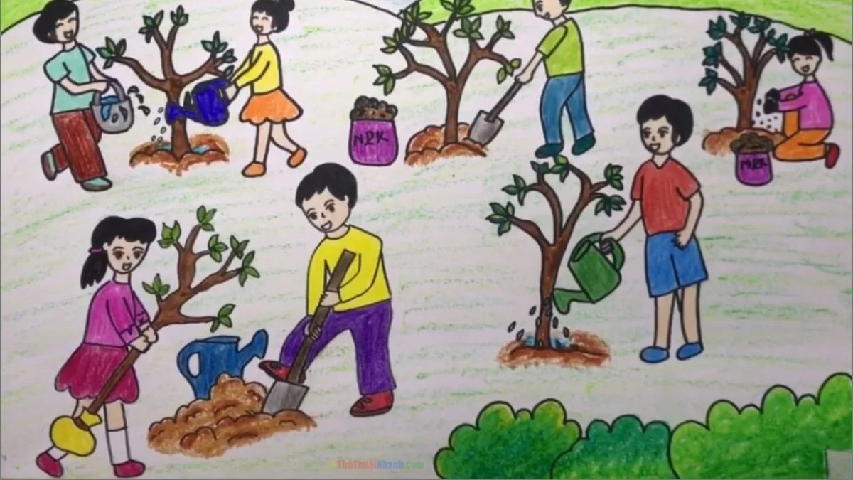 tải ảnh vẽ tranh bảo vệ môi trường đất nước
