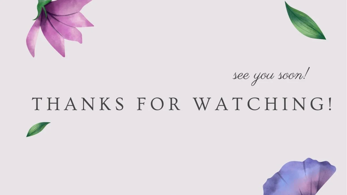 mẫu Hình nền slide thank you for watching (2)