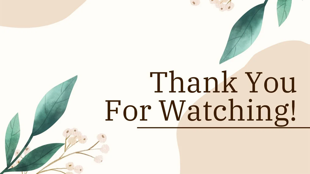 Hình nền slide thank you for watching chất lượng cao