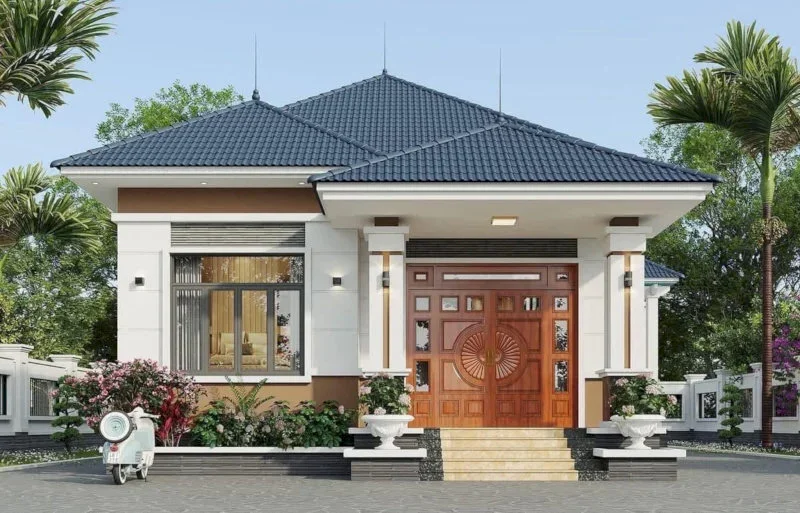 99+ mẫu nhà cấp 4 mái Nhật đẹp hiện đại và báo giá chi tiết