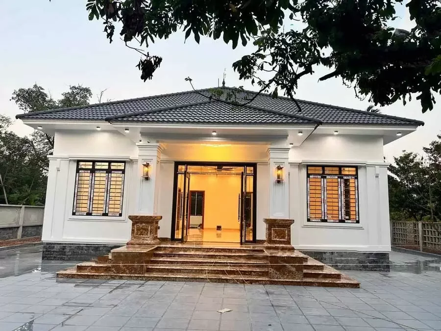 Mẫu nhà cấp 4 3 gian truyền thống Việt Nam
