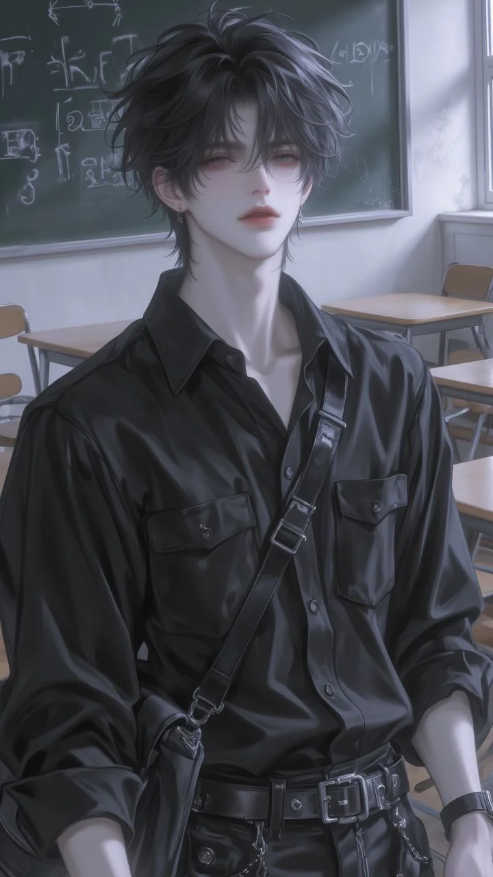 nhân vật anime nam trong lớp học