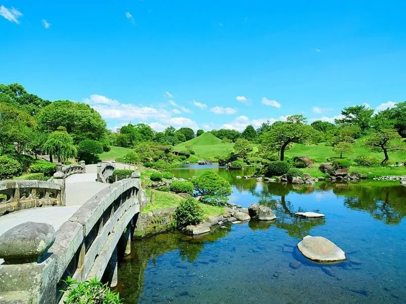 Suizenji Jojuen Garden: Tinh hoa nghệ thuật lâm viên xứ Phù Tang