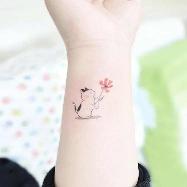 Hình xăm mini ở cổ tay (12)