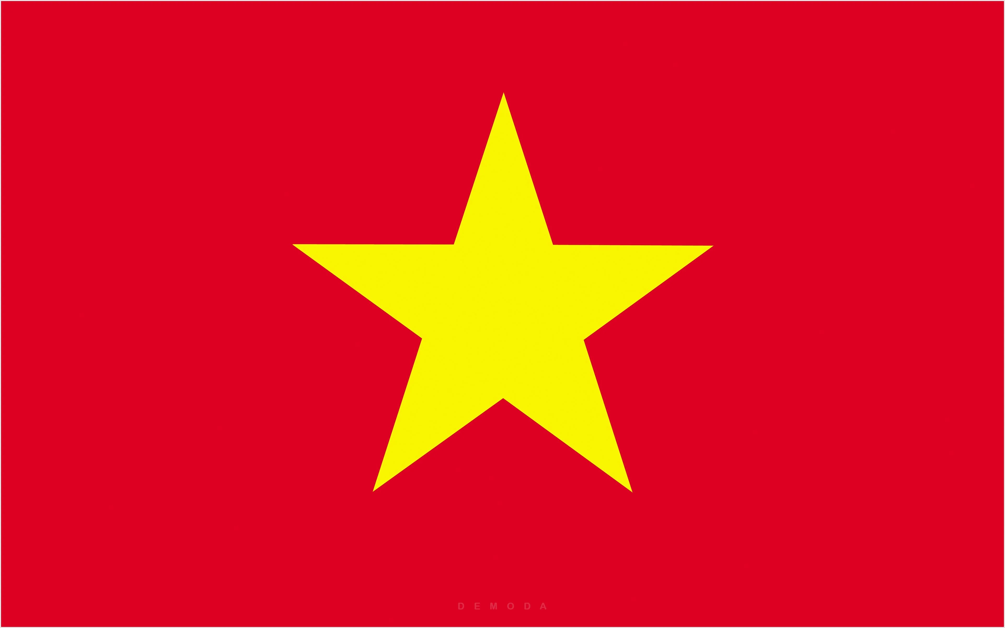 Hình ảnh lá cờ Việt Nam sắc nét với ngôi sao vàng trên nền đỏ