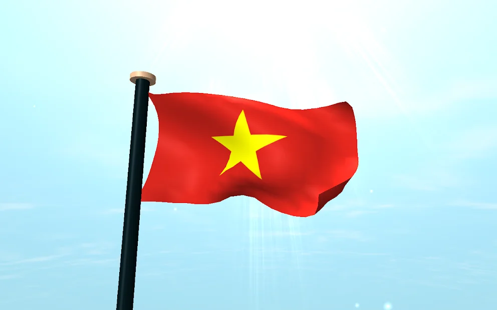 Ứng dụng Tạo hình nền động cờ Việt Nam 3D | Link tải free, cách sử dụng
