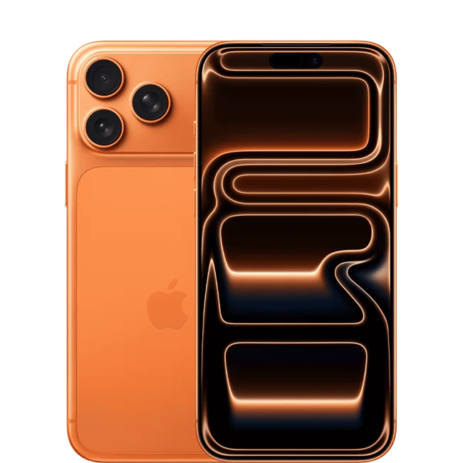 Thiết kế concept màu iPhone 17 với tông màu cam rực rỡ và hiện đại